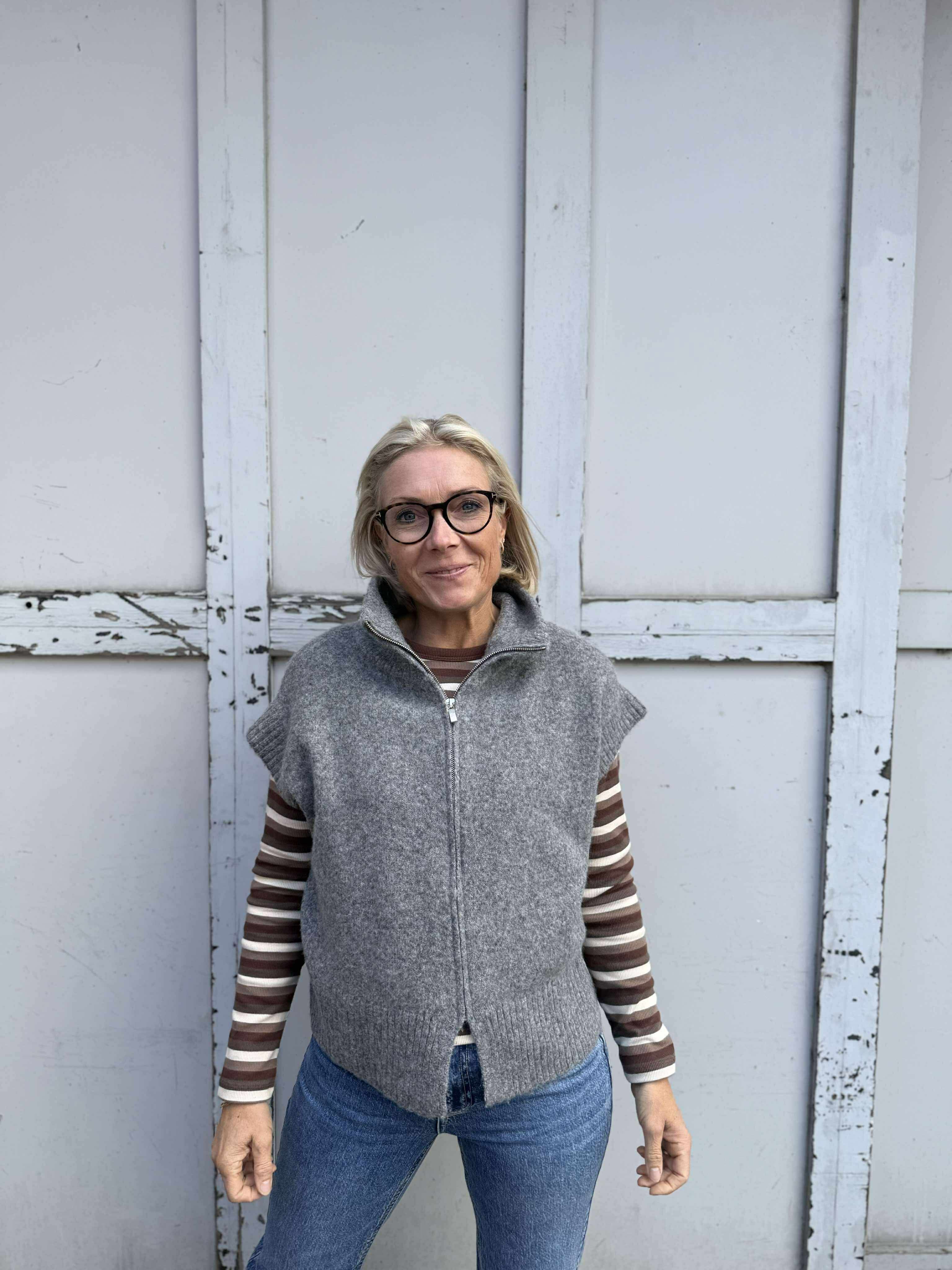 VMBANG Pullover - Medium Grey Melange